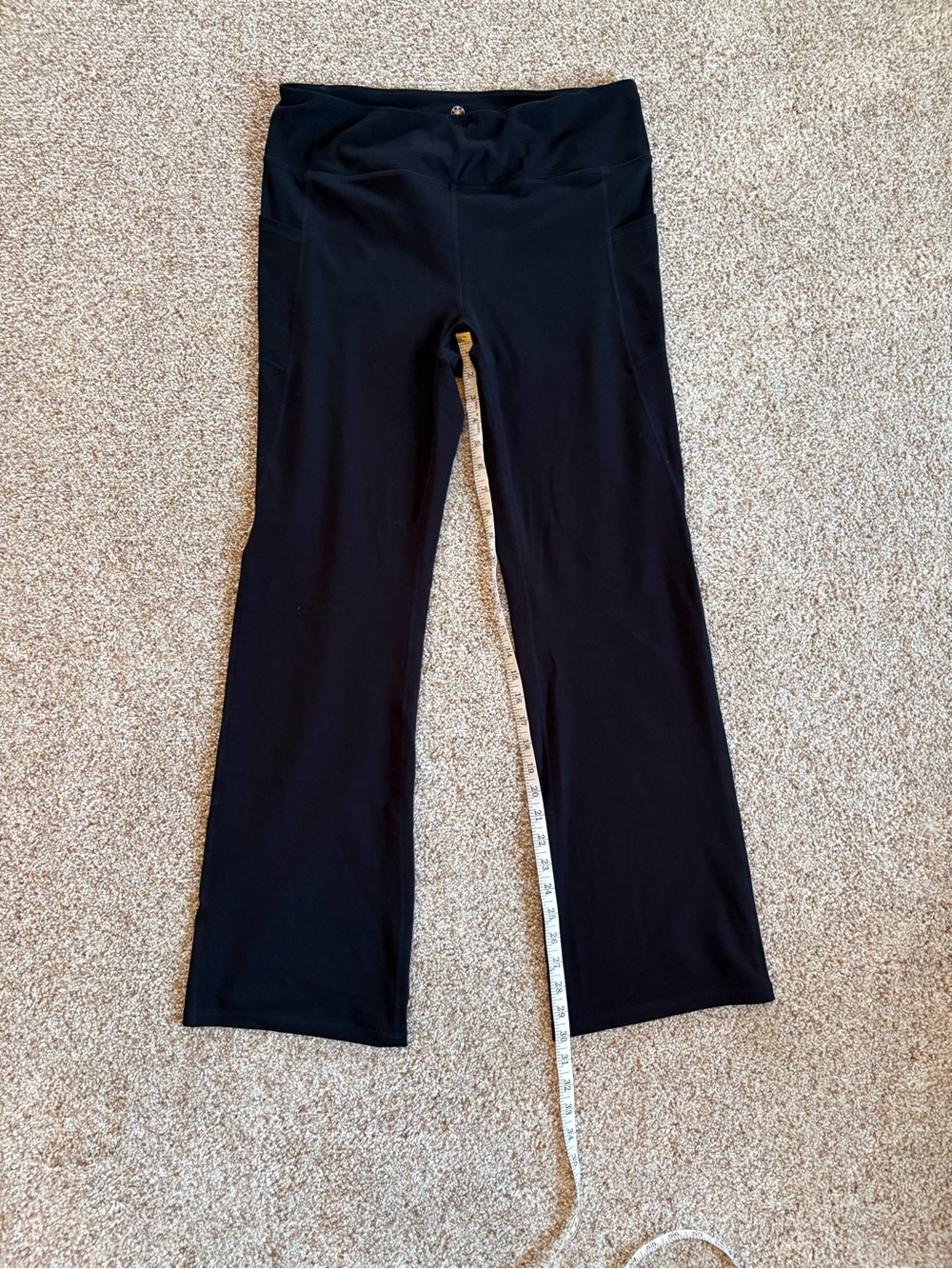 GAIAM Black Straight Leggings Women’s XL